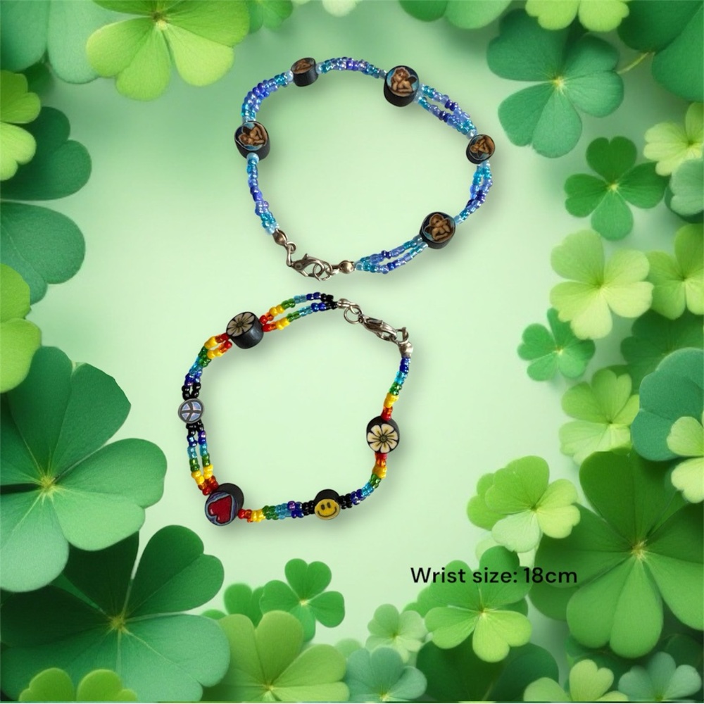 Colorful Beaded Bracelet Set
